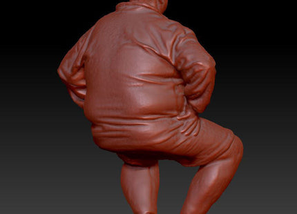 Large Male Sitting Dsp085 Figure