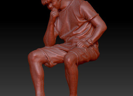 Young Teenager Sitting Dsp088 Figure