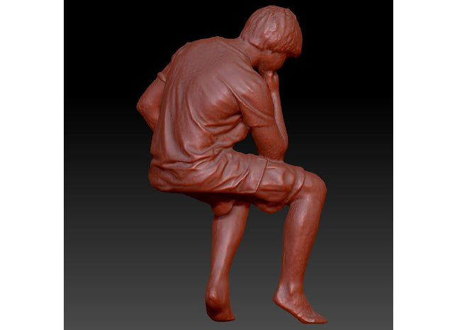 Young Teenager Sitting Dsp088 Figure