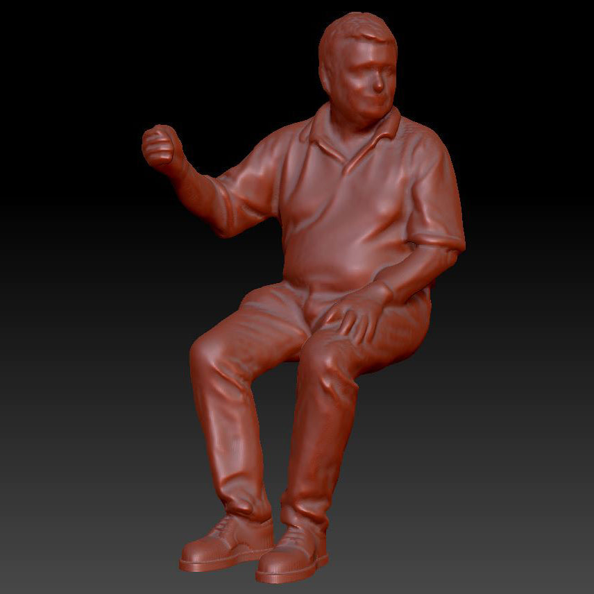 Dsp153 Male Passenger Sitting Figure