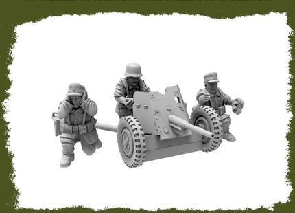 German Army (Wehrmacht) Pak 36 Cannon Figure