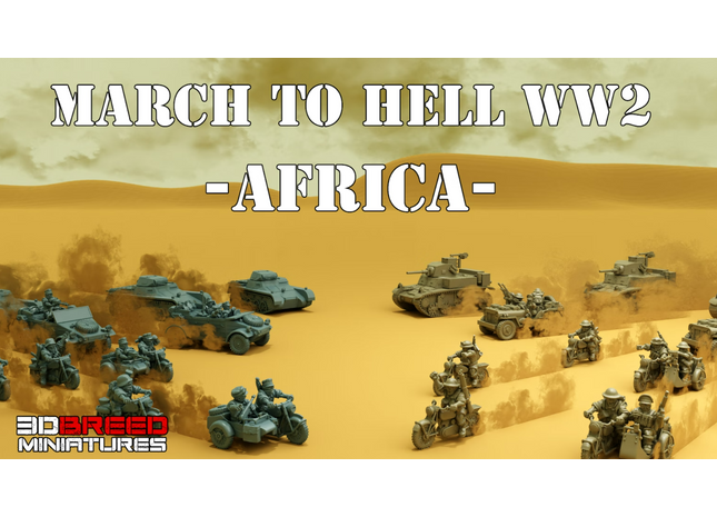 March to Hell WW2 Africa - Great Britain Army 1