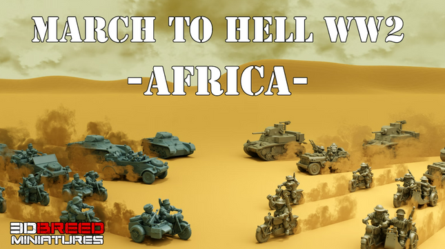 March to Hell WW2 Africa - Great Britain Army 3