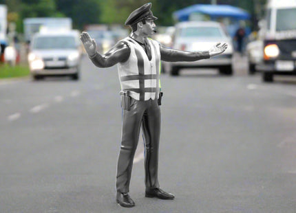 Male Traffic Policeman Armed/unarmed Directing D Figure