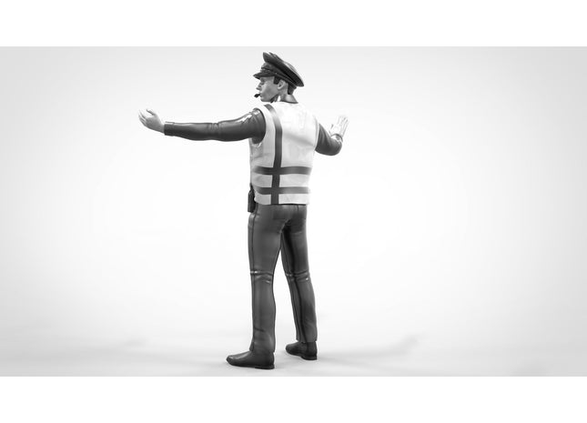 Male Traffic Policeman Armed/unarmed Directing D Figure