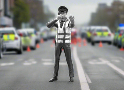Male Traffic Policeman Armed/unarmed On Radio C Figure