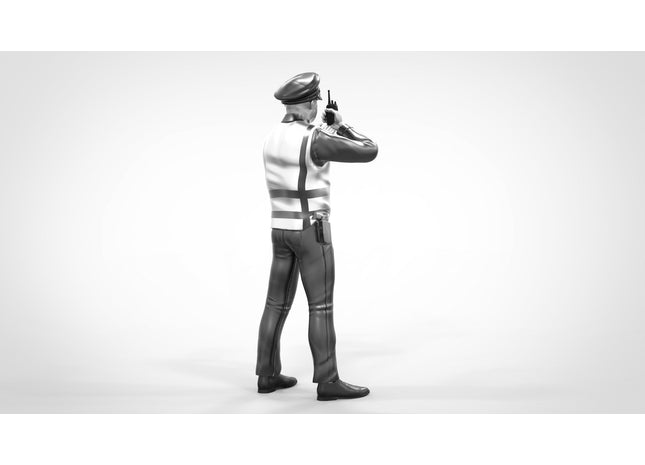 Male Traffic Policeman Armed/unarmed On Radio C Figure