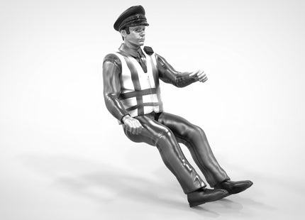 Male Traffic Police Driver A Figure