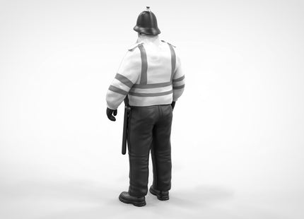 Police Officer Tall Helmet Figure