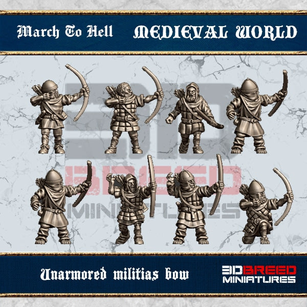 March to Hell - 13th Century Western Europe - UNARMORED MILITIAS BOW