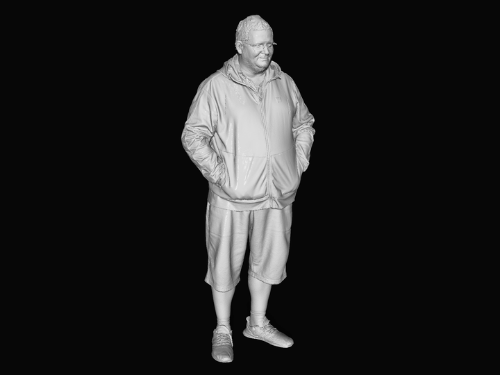 S3Ds0049 Sporty Male Figure