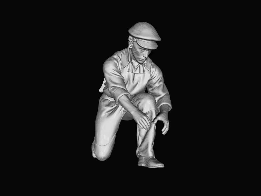 Mm950 Fisherman Kneeling Figure