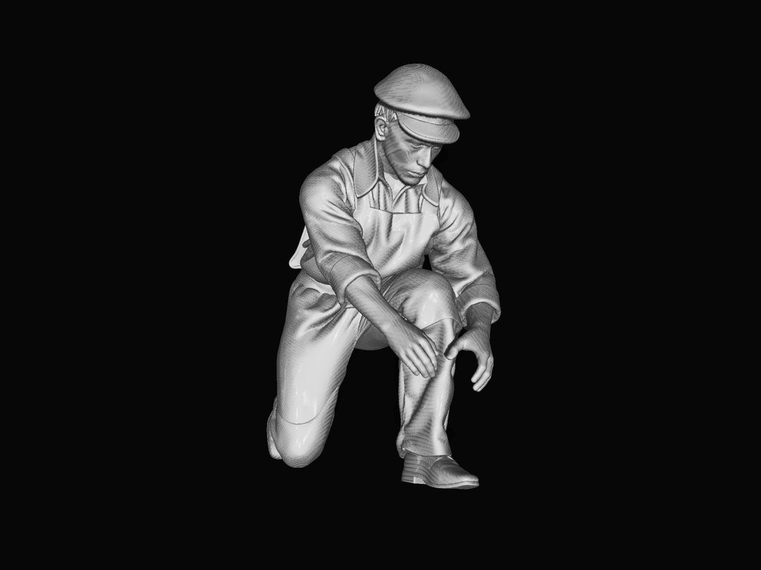 Mm950 Fisherman Kneeling Figure