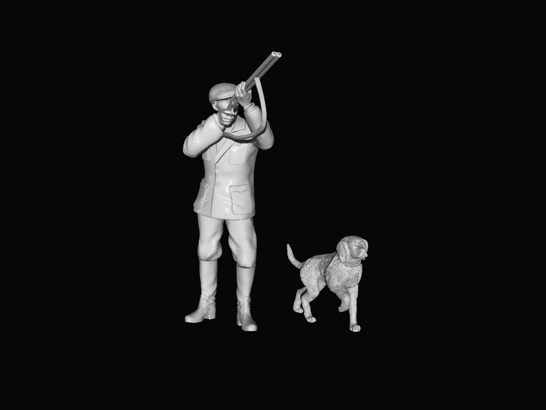 MM729 Farmer Shooting and Dog