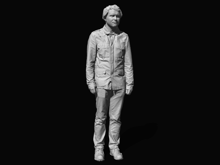 S3Ds0052 Male Standing Figure