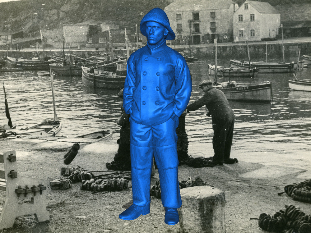 Mm944 Fisherman Hands In Pockets Figure