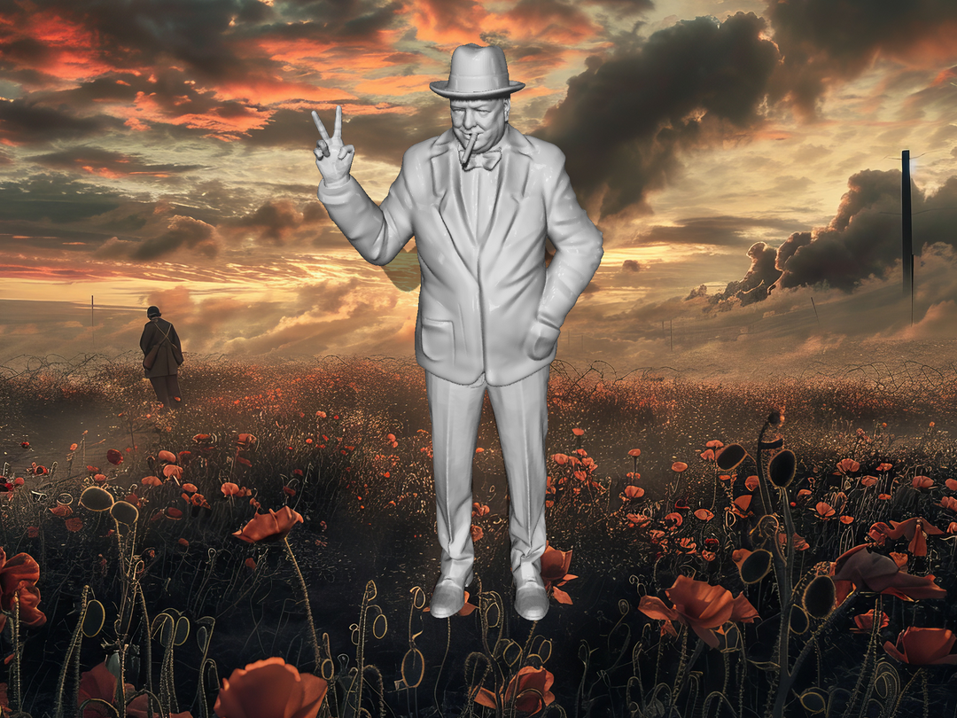 Mm592 Winston Churchill Figure