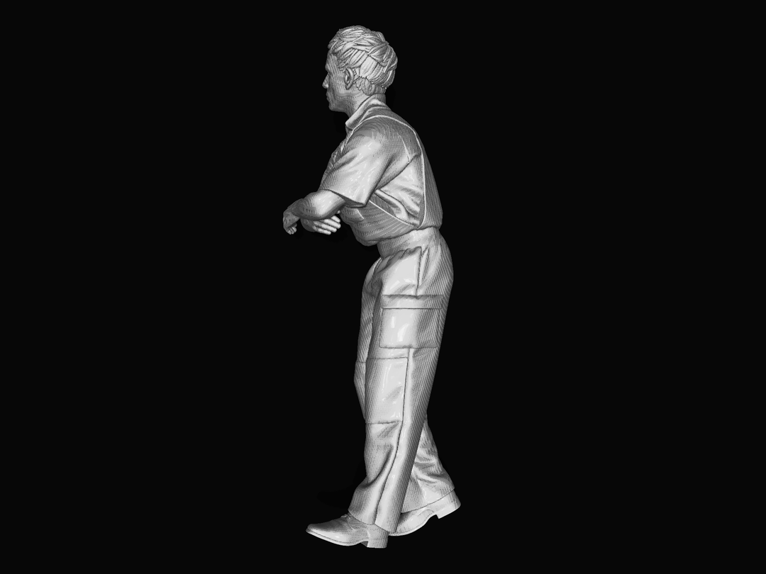 Mm946 Fisherman Leaning Figure