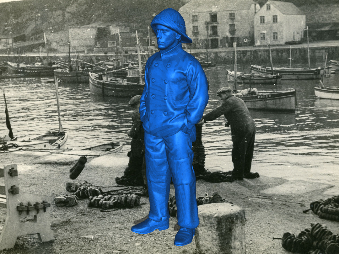 Mm944 Fisherman Hands In Pockets Figure