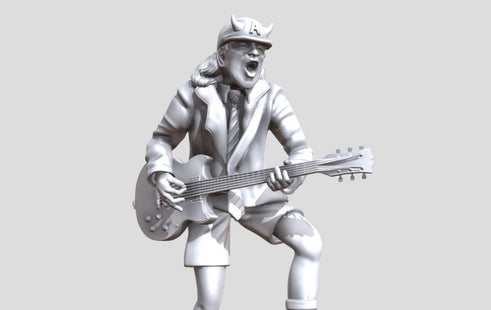 Angus Young - Acdc Mm812 Figure
