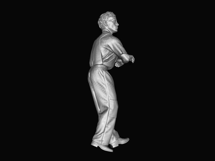 Mm946 Fisherman Leaning Figure