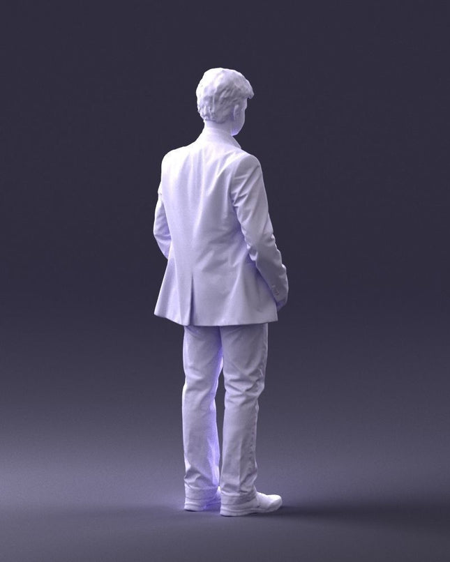 Young Boy In Suite Figure