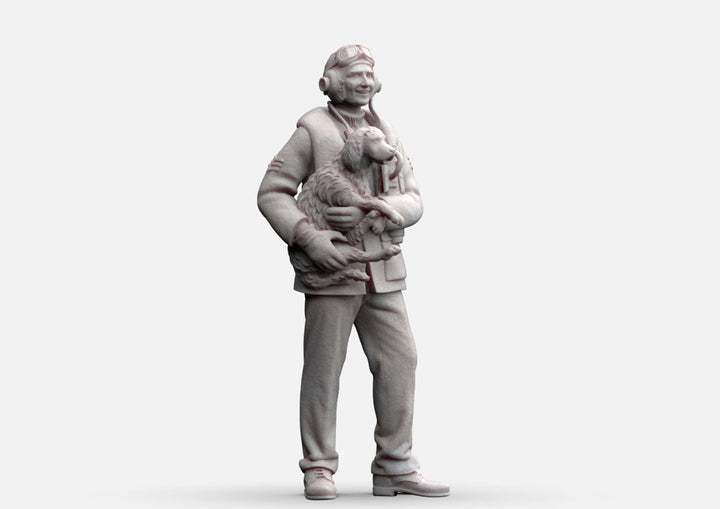 MM1154 WW2 RAF Pilot and Dog