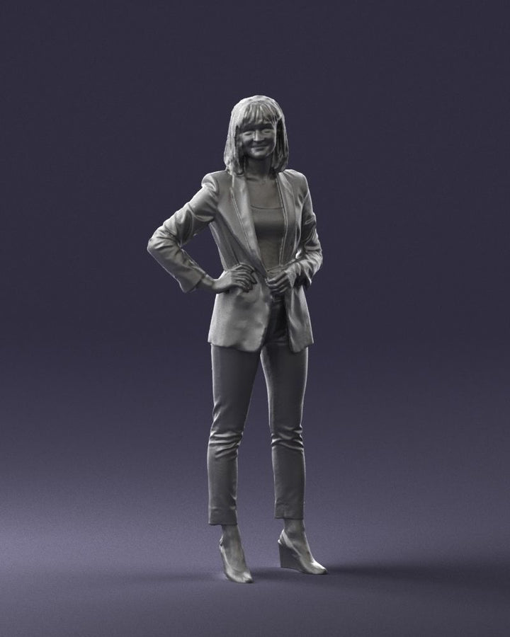 Mm860 Business Woman In Suit Figure