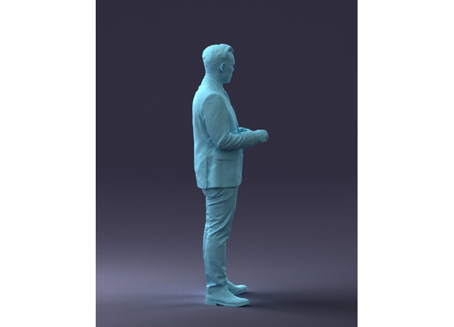 Young Male Business Man Figure
