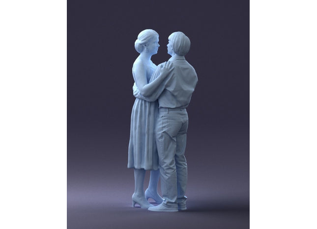 Young Couple Dancing/Embracing Mm405 Figure