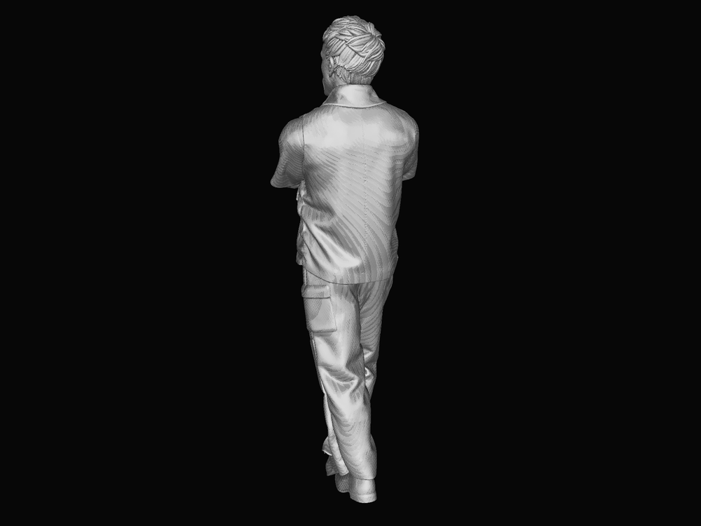 Mm947 Fisherman Walking Arms Folded Figure