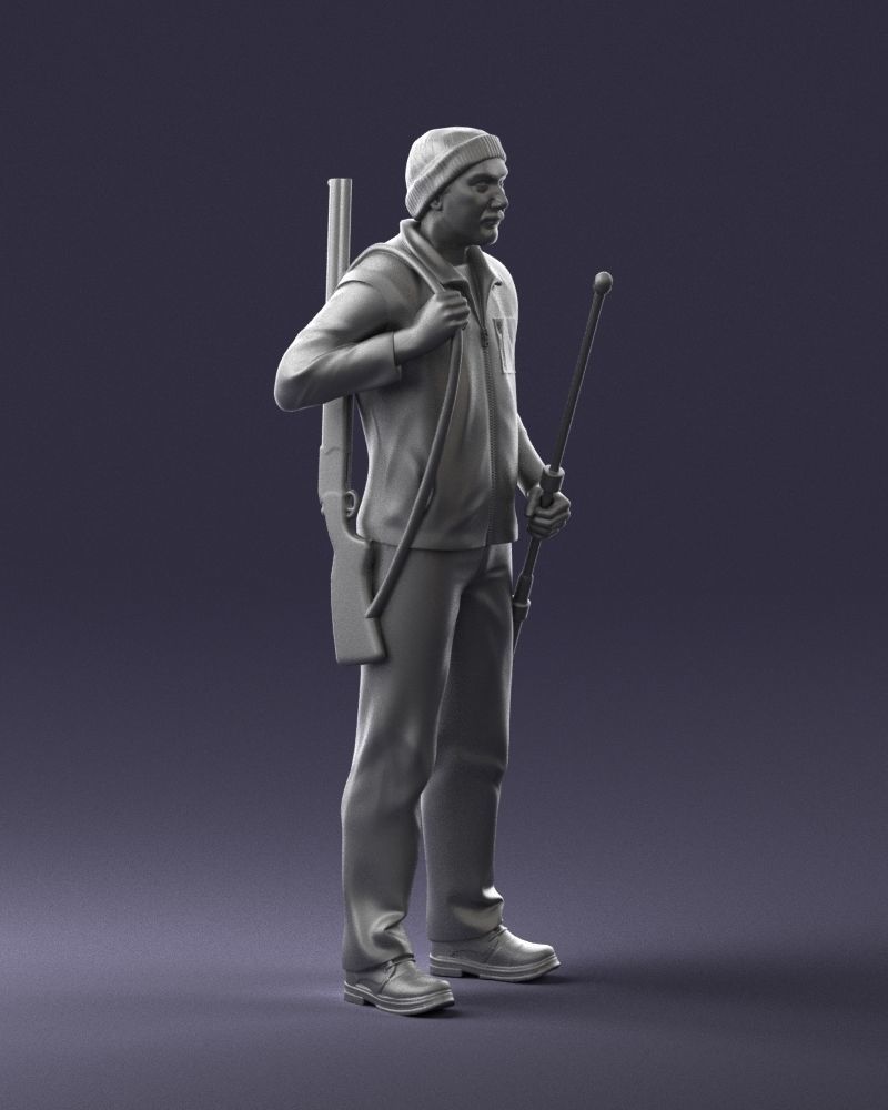 Gamekeeper With Shotgun Figure
