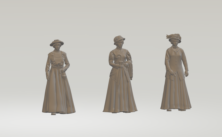 Edwardian Female Figures Figure