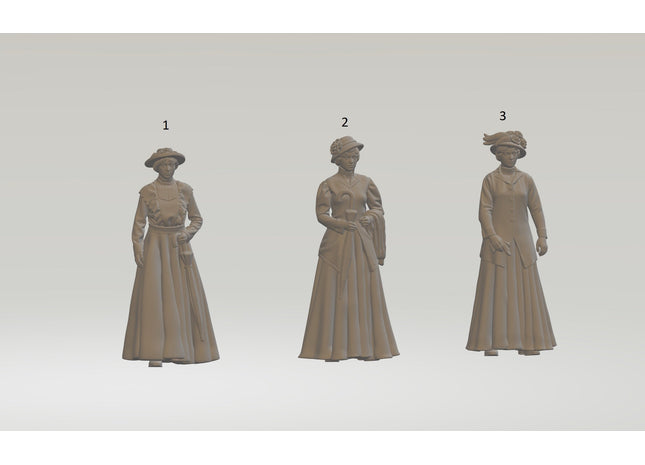 Edwardian Female Figures Ho 1:87 / 1 Figure