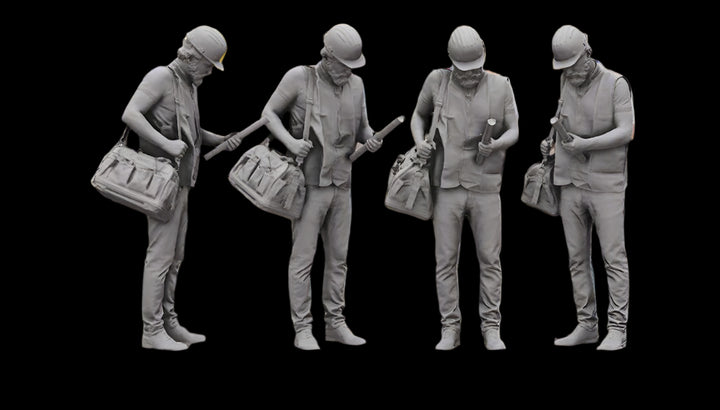 S3Ds0024 Builder/Surveyor Figure