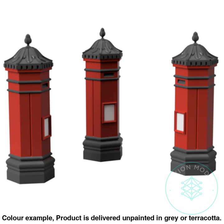 Fo105B – Victorian Post Box Oo/Ho Scale Oo Accessory