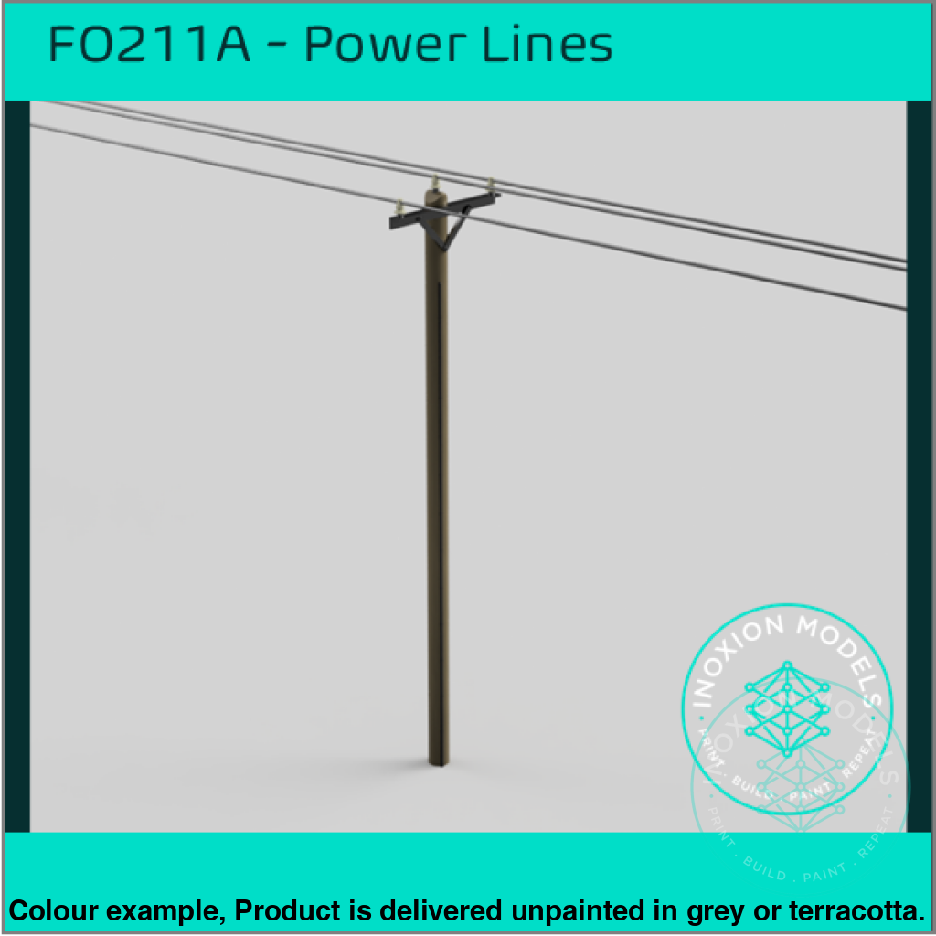 Fo211A – Power Poles Oo/Ho Scale Oo Accessory