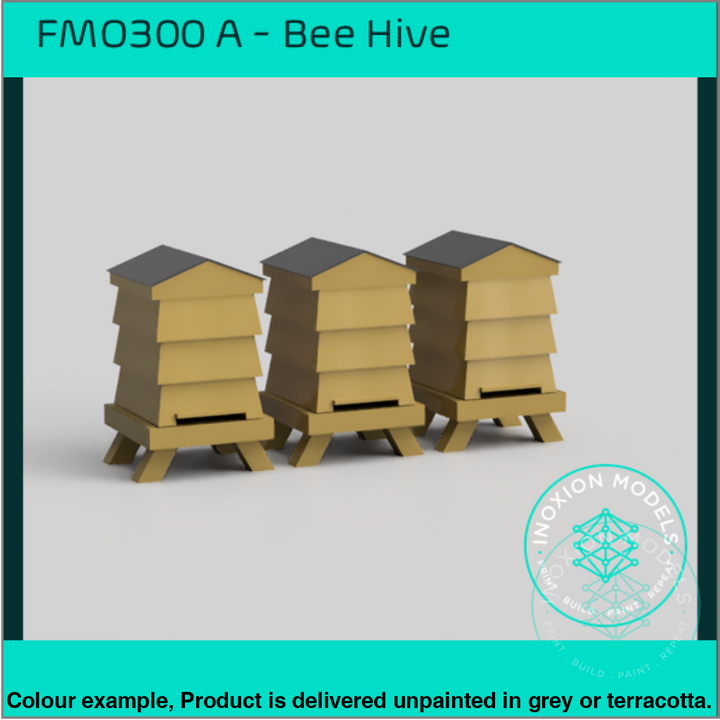 Fo300B – Louvered Beehives Oo/Ho Scale Oo Accessory