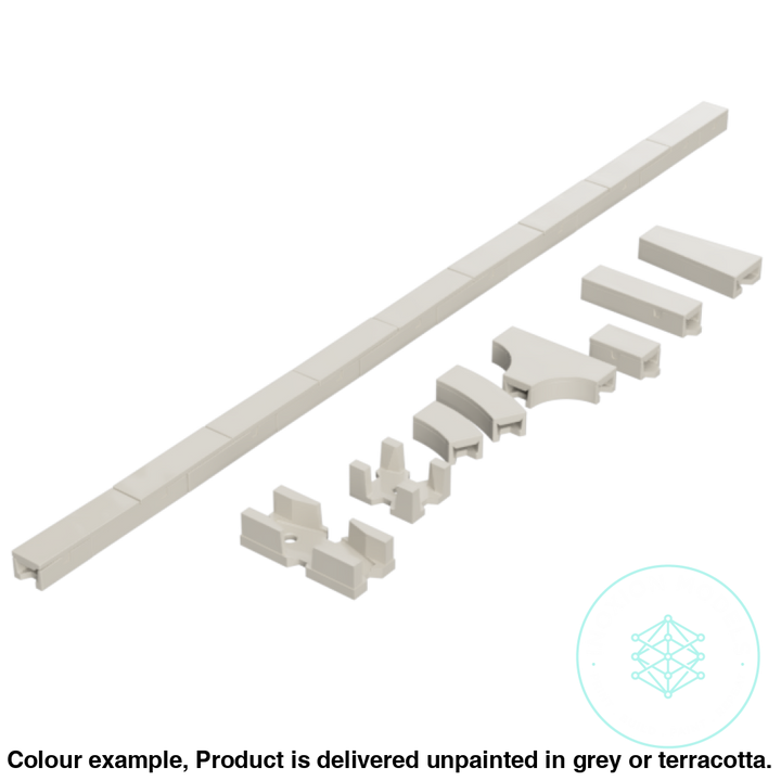 Fo607A – Concrete Cable Channels Oo/Ho Scale Oo Accessory