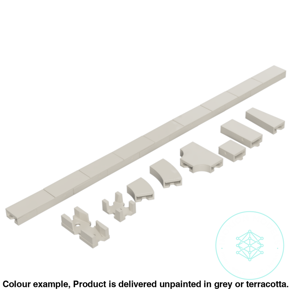Fo607B – Wide Concrete Cable Channels Oo/Ho Scale (Copy) Oo Accessory