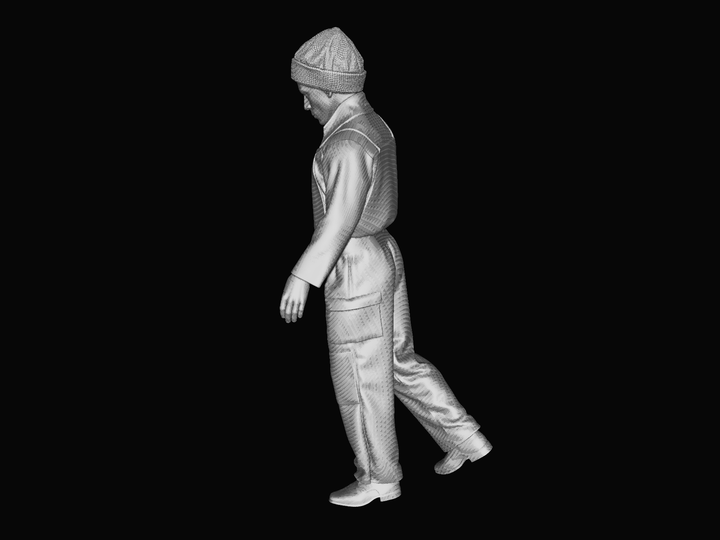 Mm949 Fisherman Walking Figure