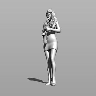 Girl Saxophonist Figure