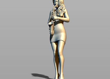 Girl Saxophonist Figure