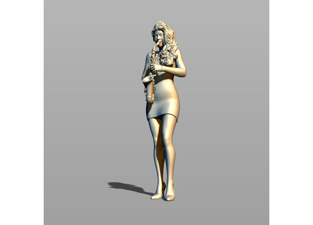 Girl Saxophonist Figure