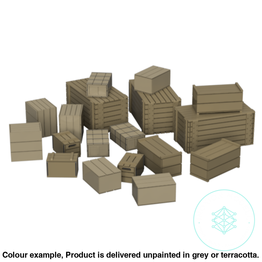 Go208A – Crates Tt120/3Mm Scale Tt Accessory