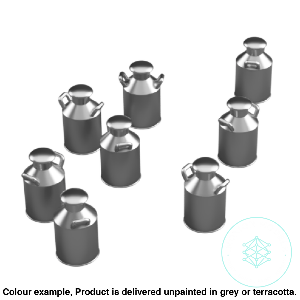 Go301B – Small Milk Churns Tt120/3Mm Scale Tt Accessory