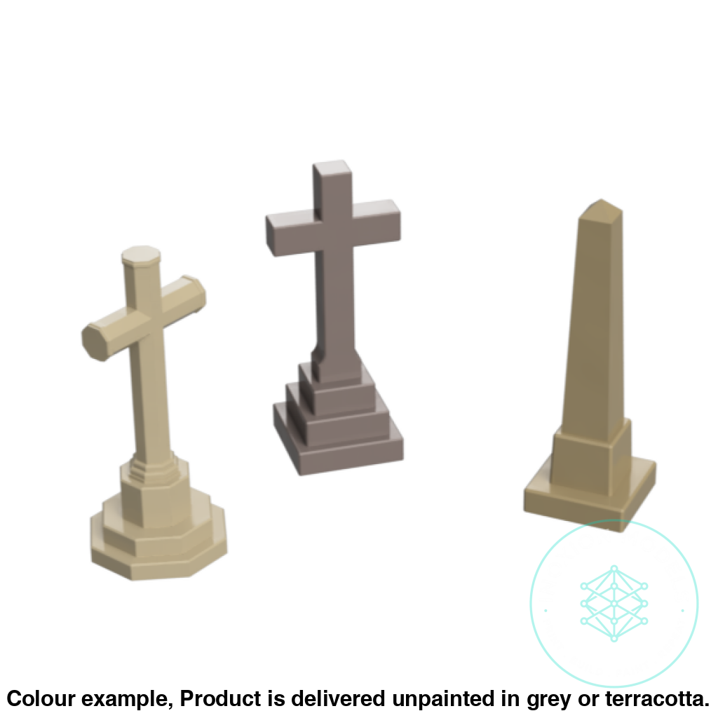 Go307D – Grave Monuments Tt120/3Mm Scale Tt Accessory