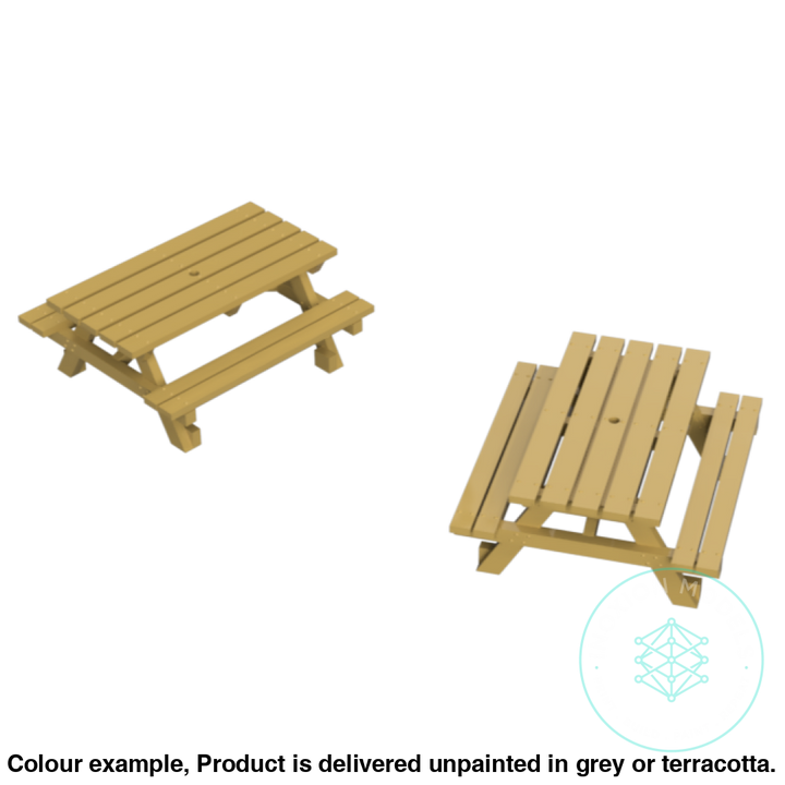 Ho104A – Picnic Benches N Scale Accessory