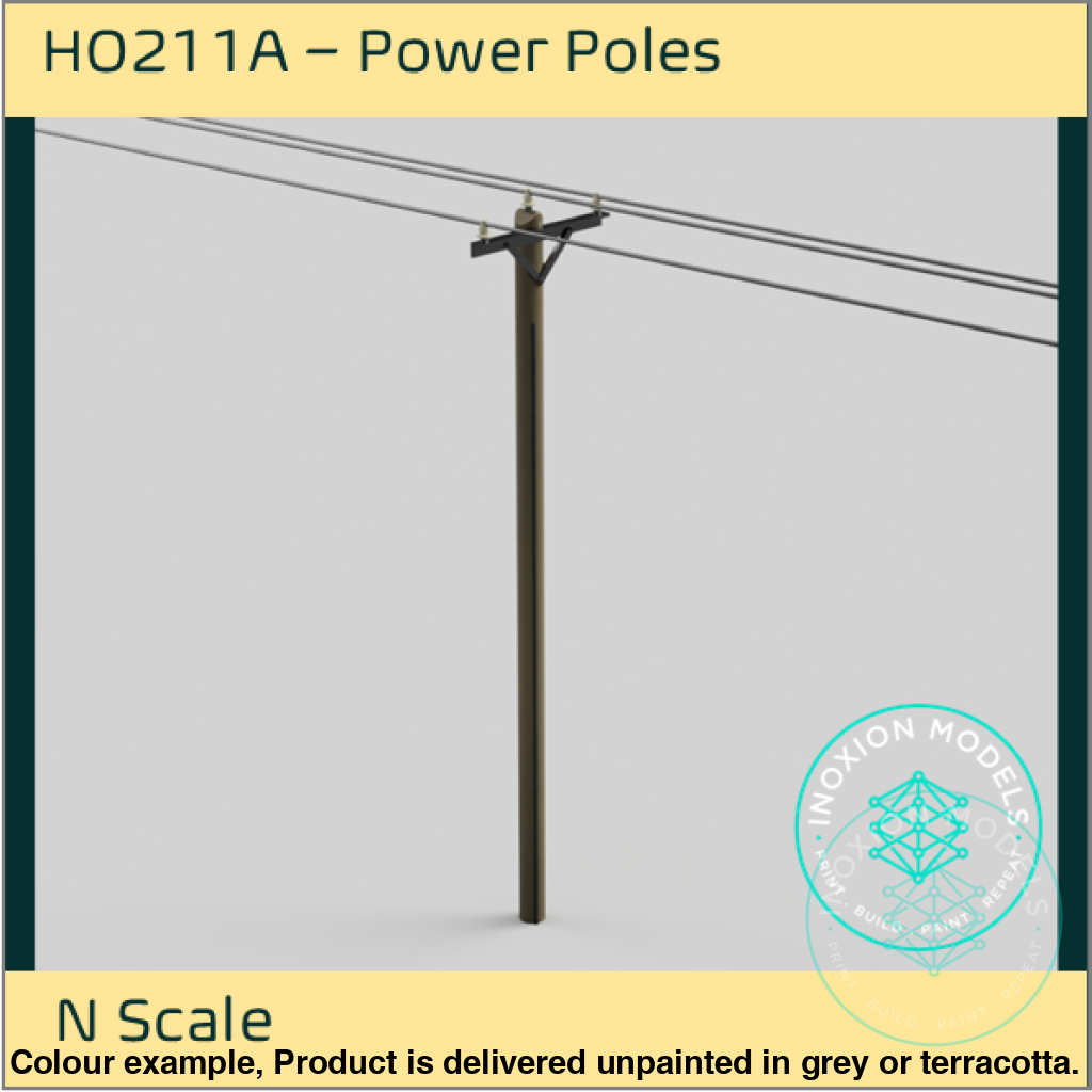 Ho211A – Power Poles N Scale Accessory