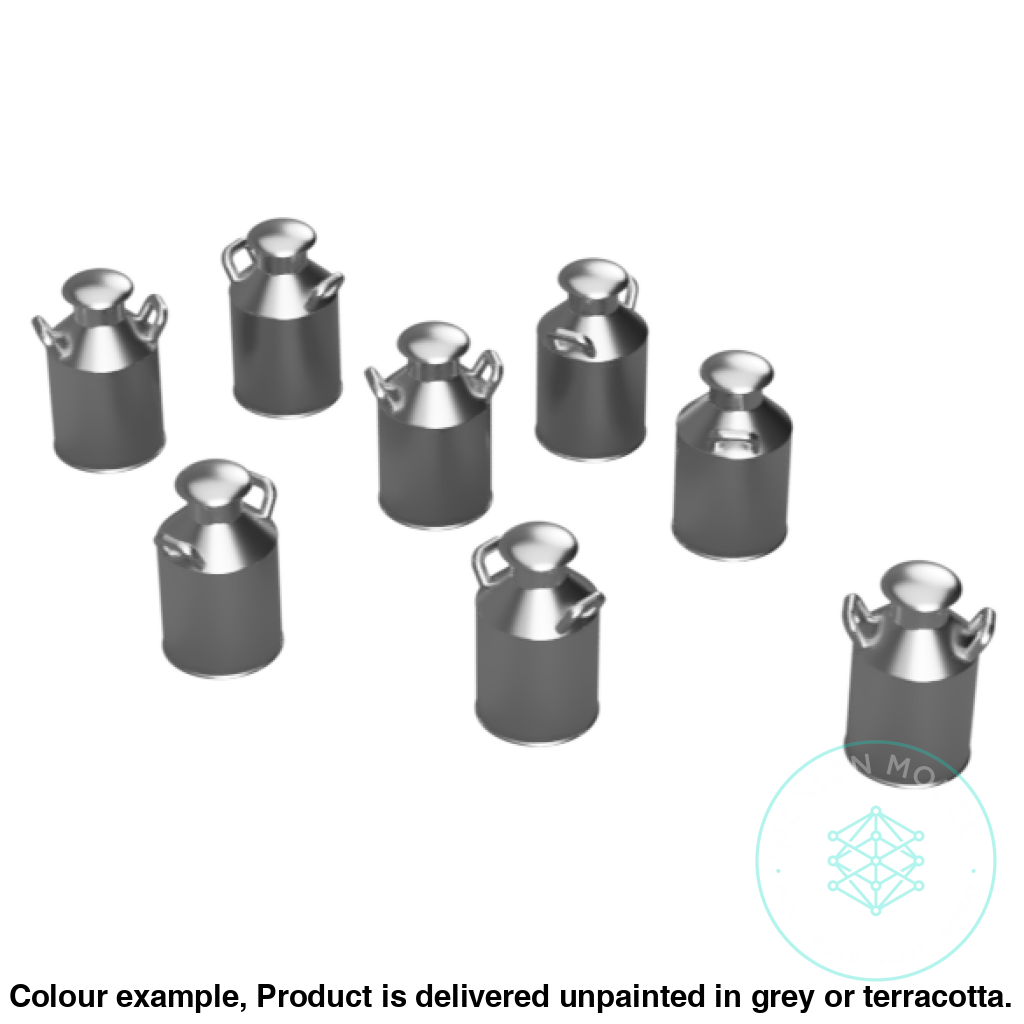 Ho301B – Small Milk Churns N Scale Accessory